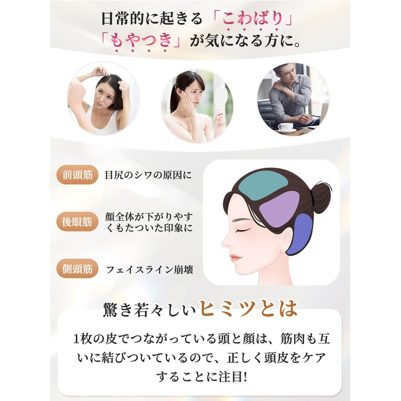 Kiboer 電気ブラシ 電動 頭皮ブラシ 美顔器 頭皮 フェイス ボディ 小顔 ems