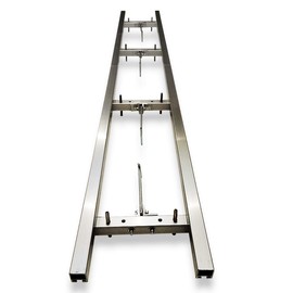 Rail Mill Guide System 9 Ft, 3 Crossbar Kits Work with Chainsaw Mill