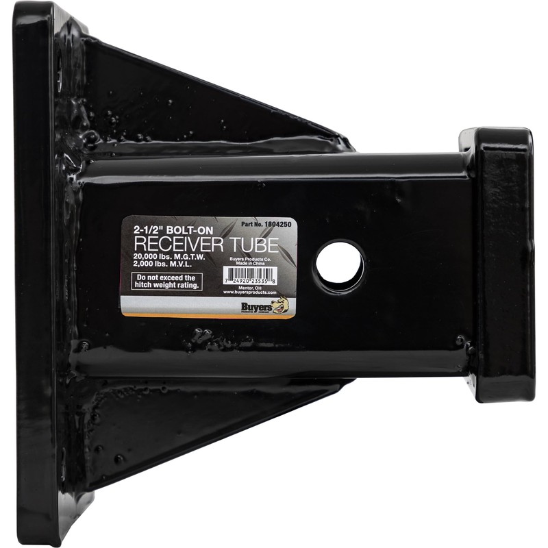 Buyers Products, Bolt-On Receiver Tube for 2-1/2in. Receivers, Model# 1804250