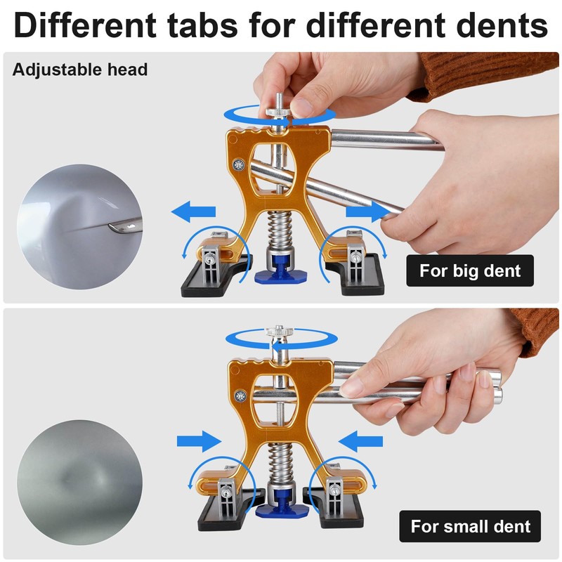 Bitlyle Dent Puller Hail Remover Kits,129pc Professional Car Paintless Dent