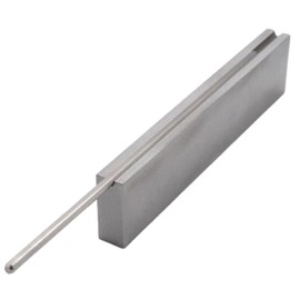 Lebonarier Mini 4WD Shaft Correction Jig Stainless Steel Hollow Shaft Compatible Shaft Checker (Silver)