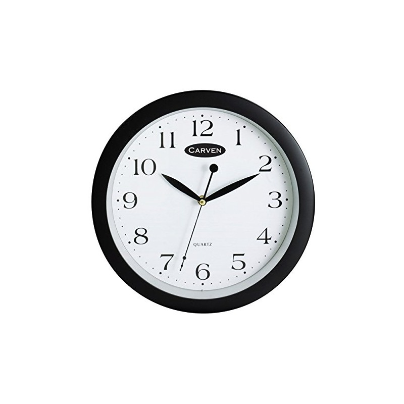 CARVEN 0283320 Wall Clock, Black 25CM