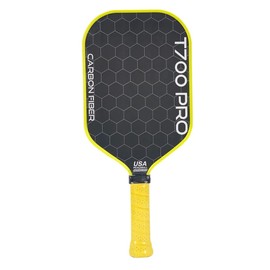 Toolzia T700 Carbon Fiber Pickleball Paddle Frosted Surface Racket with Comfort Grip
