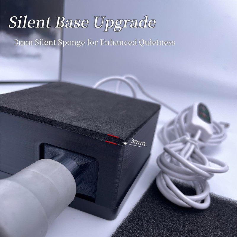 Hose Dryer with Filter & Noise-Reduction Base, High-Powered Turbo Fan
