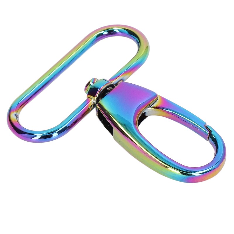 10Pcs Keychain Clasp 38mm Firm Rust Proof Bright Luster Simple