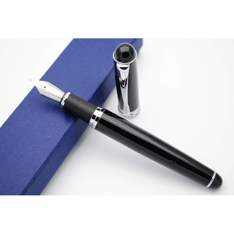 JINHAO, penna stilografica X750 (nero chiaro, penna M)