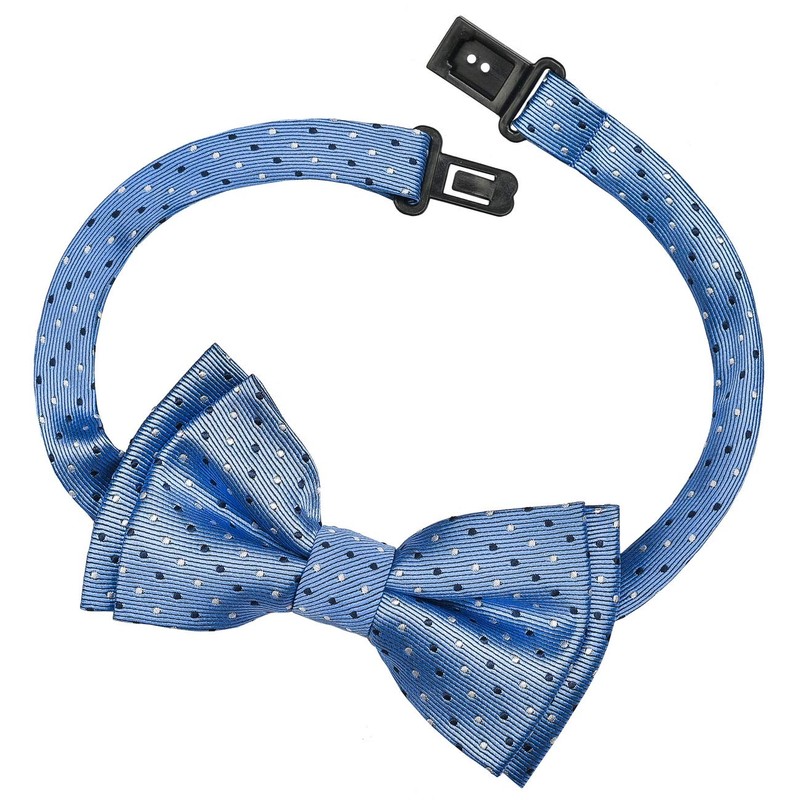 Retreez Doble Color Mini Lunares Tejido Microfibra Pajarita Preatada Niño,