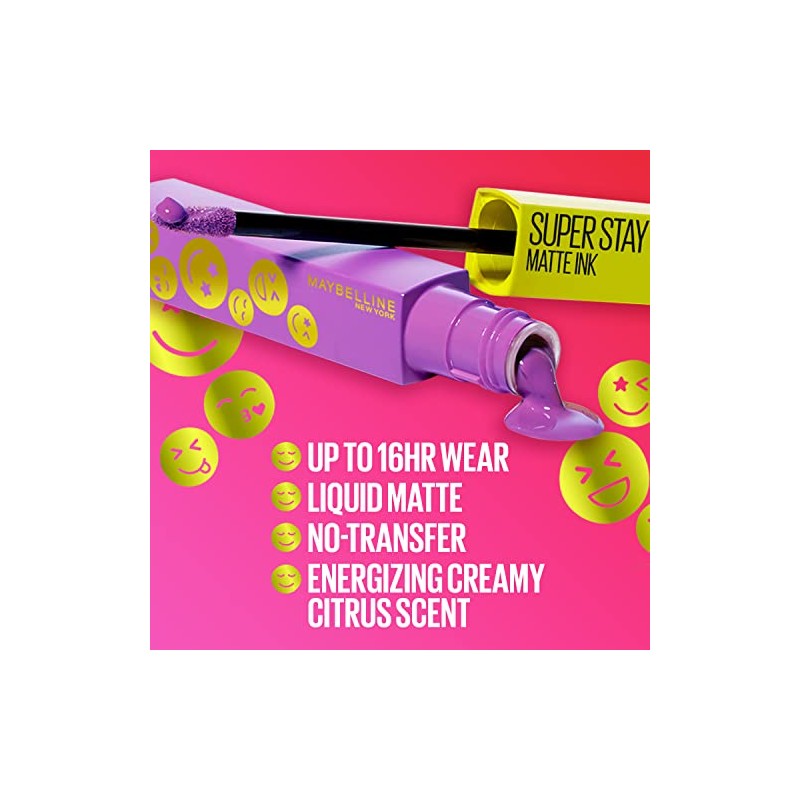 Maybelline Super Stay Matte Ink Liquid Lip Color, Moodmakers Lipstick
