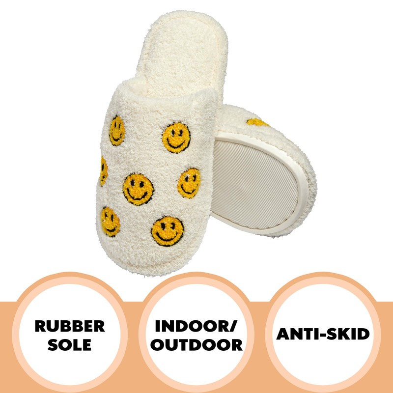 Funky Junque Plush Slipper - Mini Smiley (SM)