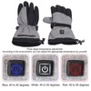 One Pair Electric Heated Gloves Smart Waterproof Unisex One Size