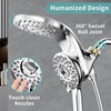 EAARSUO High Pressure Rain Shower Head with Handheld Spray, Magnetic