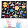 45pcs Outer Space Felt Story Board 3.5in Storytelling Educational DIY