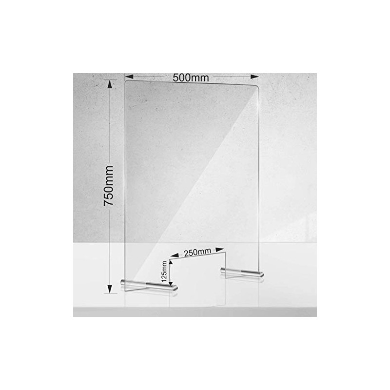 Manschin Laserdesign Acrylic Protective Shield | Sneeze Protection | Spit