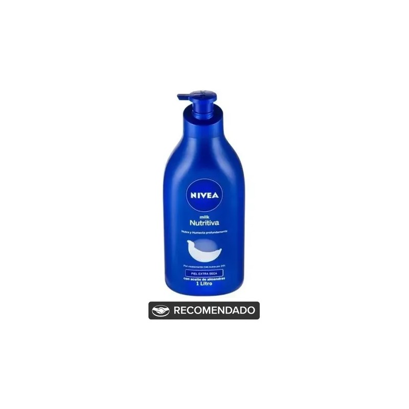 Nivea Crema Corporal Milk Nutritiva Piel Extra Seca 1l