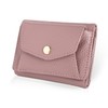 LASIEM Women's Mini Wallet, Trifold Wallet, Genuine Leather, Palm Size,