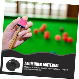 Totority Cue Tip Shaper for Pool Durable Aluminum Round Tip Burnisher for Enhanced Ball Control Professional Billiard Accessory for Snooker Fans and Cue Maintenance