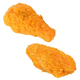 QCROAD SQUISHY Handmade Fried Chicken Taba Squishy - Crispy Chicken Silicone Squishy-Squishy Toy, Soft Stress Relief Fidget Toys for Kids & Adults, Non-Toxic Food-Themed Sensory Play