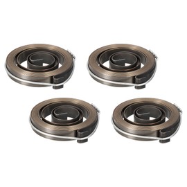 uxcell Drill Press Spring Drill Press Quill Feed Return Coil Spring Assembly Spring Steel Chemical Blackening Finish 1540mm Expand Long 53 x 10 x 0.8mm 4 Pcs