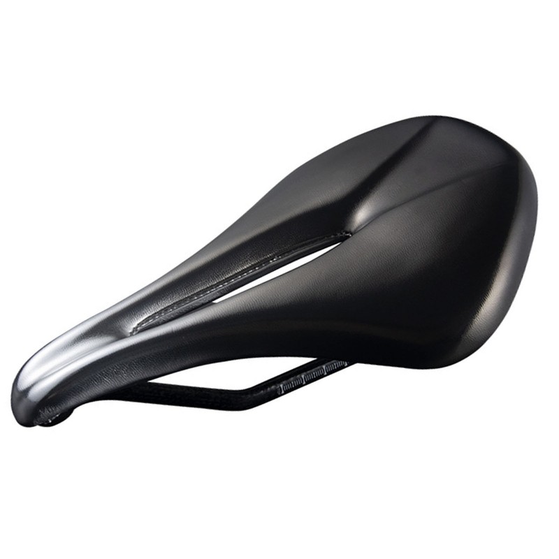 Bike Saddle Cushion Lightweight Carbon Fiber Structure Hollow Breathable Bicycle