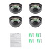 4Pcs Solar Powered LED Lights Outdoor Courtyard Waterproof Wall Mounted