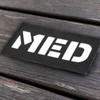 PETAC GEAR MED Medical Tactical Fastener Patch Hook-Fastener Backing 3.5x2,