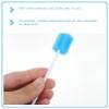Healifty 100pcs Hisopos Oral Desechable Cuidado Esponjas Diente Limpieza Boca