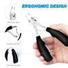 Podiatrist Toenail Clippers, Pedicure Toenail Cutters with Super Sharp Curved