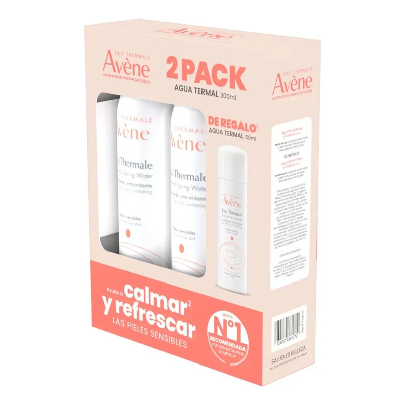 Kit De Agua Termal Avène 2 De 300 Ml +