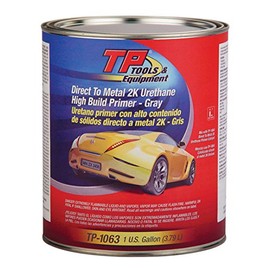 TP Tools 3-IN-1 Urethane Primer (2K) DTM (Direct-to-Metal) - Gray, Gallon #TP-1063