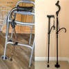 Swantú Walking Stick Holder Foldable Cane Holder Crutches Flexible Hook
