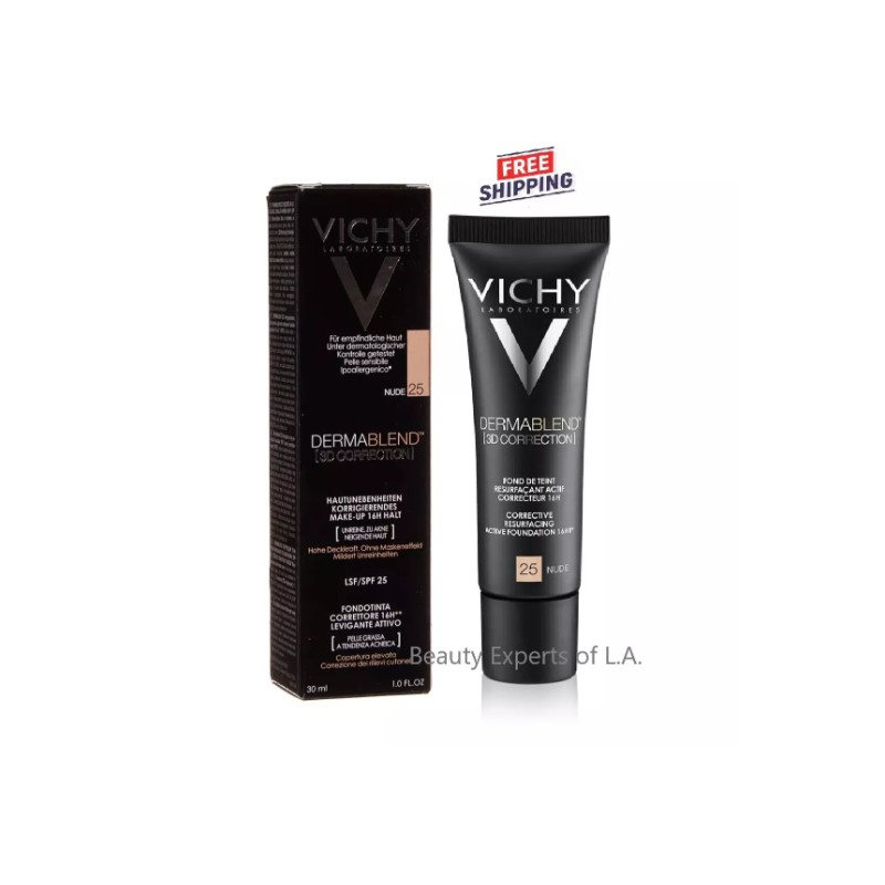 3D Vichy Dermablend 3D corrective fondation 16HR 30ml Shade Nude