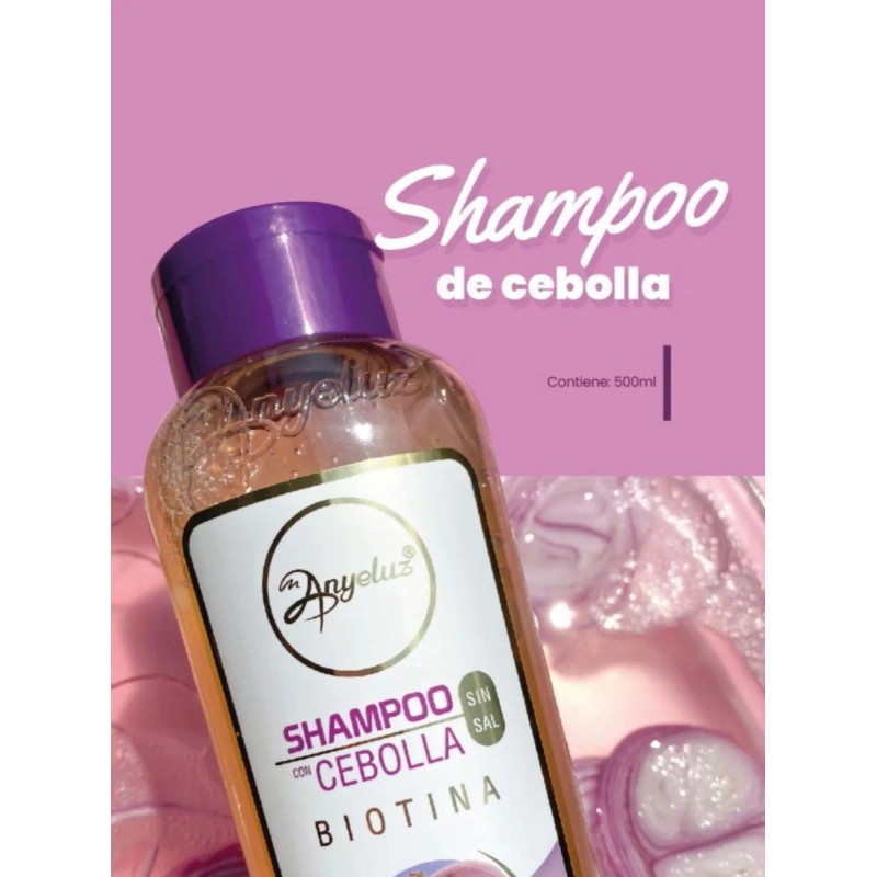 Kit Anyeluz Shampoo Y Acondicionador Sin Sal 500ml