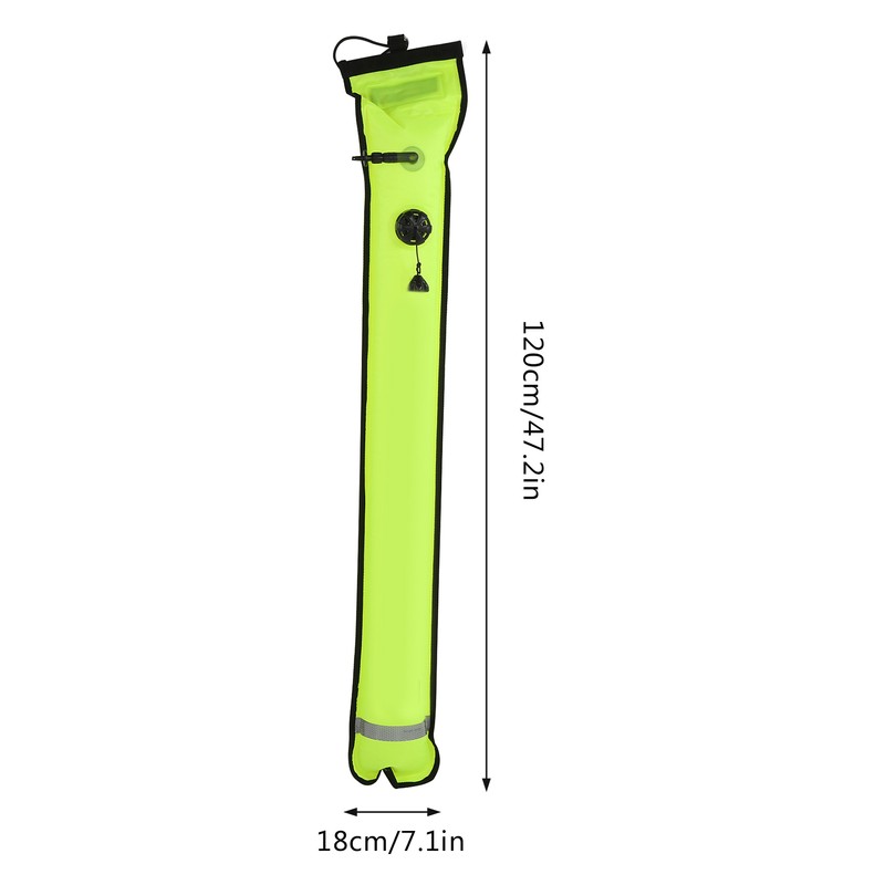 Diving Surface Marker Buoy Floating Diving Equipment Safety Gear Inflatable