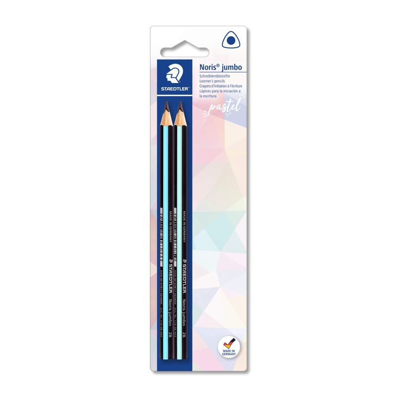 STAEDTLER Noris jumbo 119 thick learning pencil triangular shape, ideal