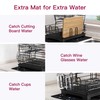 BOOSINY 2 Tier Black Large Stainless Steel Dish Drainers Drying