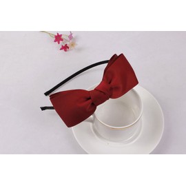(Terry_and_Jun) Elegant Ribbon Headband, 3 Colors - Headband red