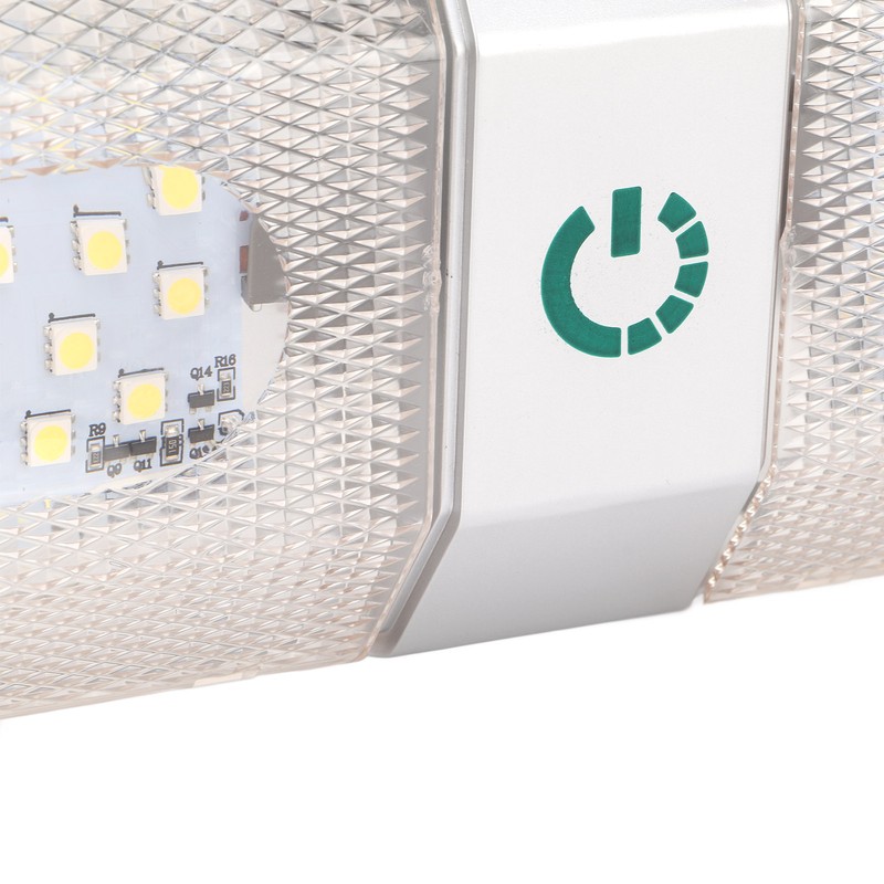 RV Ceiling Double Reading Light Touch Button Stepless 48 LEDs