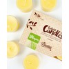 Wild Lemongrass Premium Tealight Candles - 6 Yellow Highly Scented