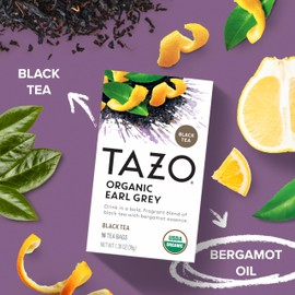 TAZO Tea Bags, Regenerative Organic: Chai Black Tea, Awake English Breakfast Black Tea, & Earl Grey Tea 16 CT (1ea) (Variety Pack)
