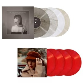Taylor Swift the Tortured Poets Department The Anthology Red (Taylor's Version) 8xLP Vinyl Bundle