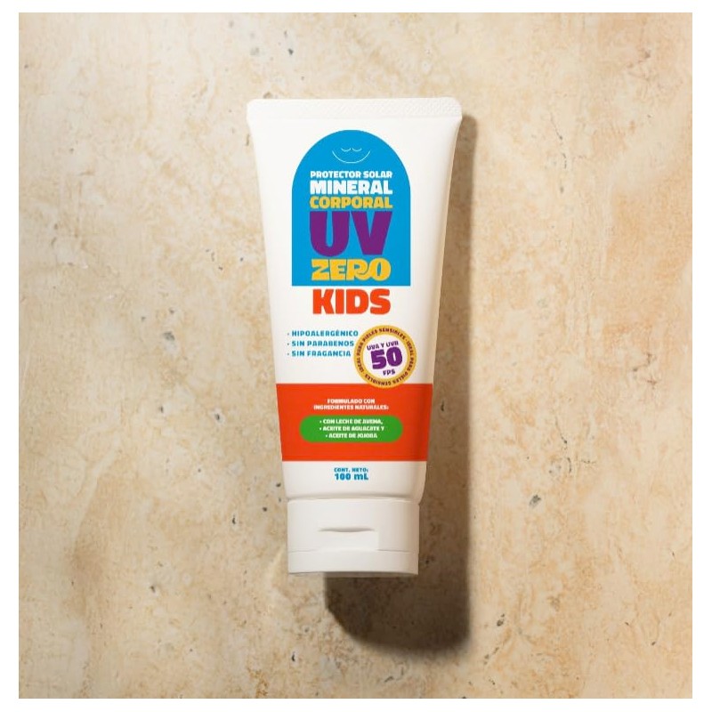 NaturalDry Bloqueador Solar Mineral Niños FPS 50 Mineral Sunscreen SPF