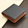 Avies Box Shaped Coin Purse, Lambskin Leather, Made in Japan,