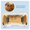 Meditation Bench Luxury Genuine Sheepskin Seat Cover Meditate Deeper &
