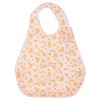 spill-proof meal apron peach free