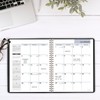 AT-A-GLANCE 2025 Planner, Monthly, 7" x 8-3/4", Medium, DayMinder, Black
