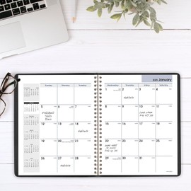 AT-A-GLANCE 2025 Planner, Monthly, 7" x 8-3/4", Medium, DayMinder, Black (G4000025)
