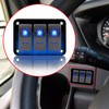 zmayastar SP-CYKG-01 3 Rows Waterproof Boat Switch Panel for Car,