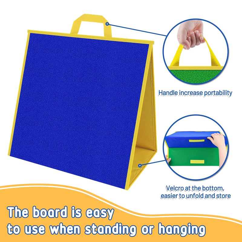 AKAYOK Foldable Felt Board for Toddlers Flannel Board Stories for