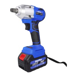 Power Impact Wrench 1/2 Inch Electric Impact Wrench Set Variable Speed for Car Tires 4pc Impact Drill Socket Cordless Power Impact Wrench with Brushless 420N.m.