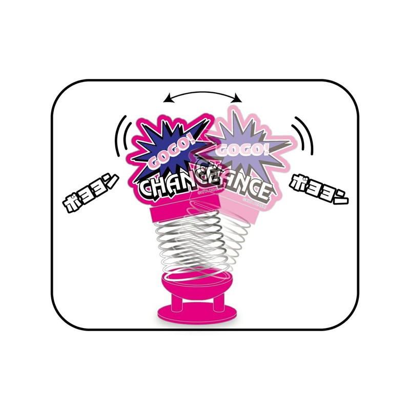 Juggler Boyon Head Glow in the Dark 10.5cm Pink